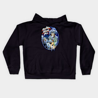 Old Man Winter Blues by Hard Grafixs© Kids Hoodie